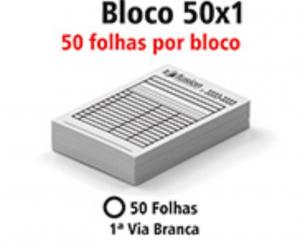 BLOCO 1 via APERGAMINHADO 75G tamanho15X21CM 1 via 1X0 PRETO E BRANCO  BLOCO 50x1
